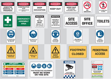 Safety Signage printing australia