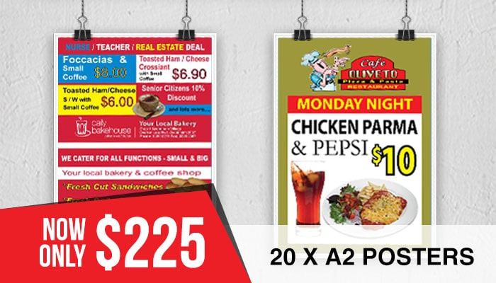 custom A2 Posters ( 420mm x 594mm) printing australia