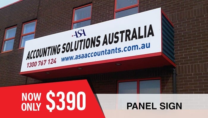 custom Panel Sign printing australia